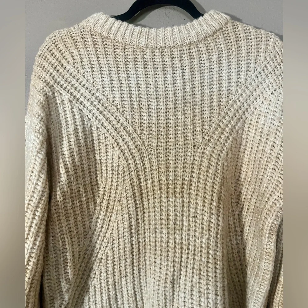 A New Day Beige Space Dye Sweater - Picture 3 of 3